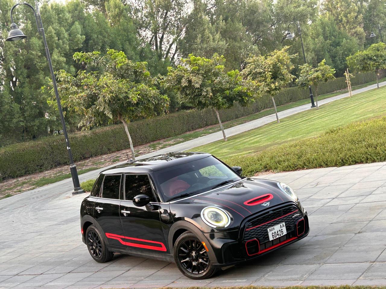 Rent 2022 MINI Cooper JCW 5-Door in Dubai rental in Dubai