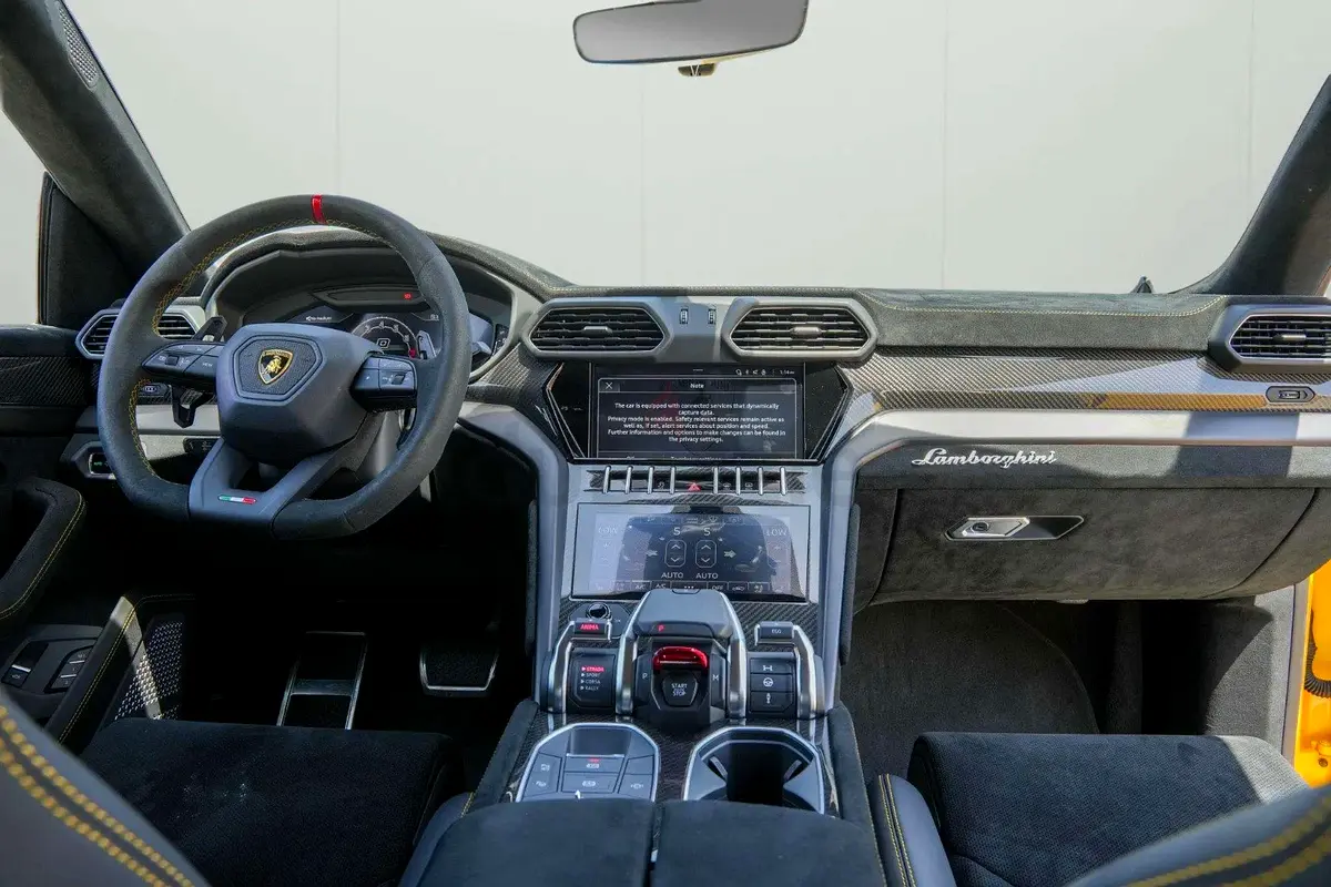 2024 Lamborghini Urus for Rent in Al Barsha 1 (Yellow) photo 3