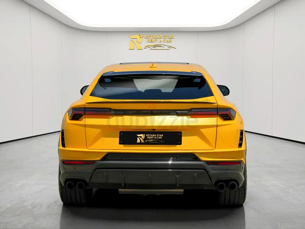 2024 Lamborghini Urus for Rent in Al Barsha 1 (Yellow) photo 4