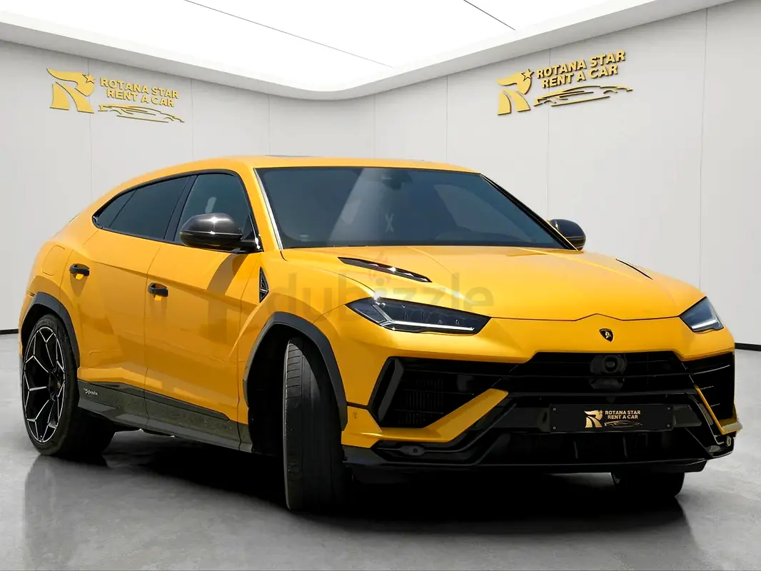 2024 Lamborghini Urus for Rent in Al Barsha 1 (Yellow) photo 5