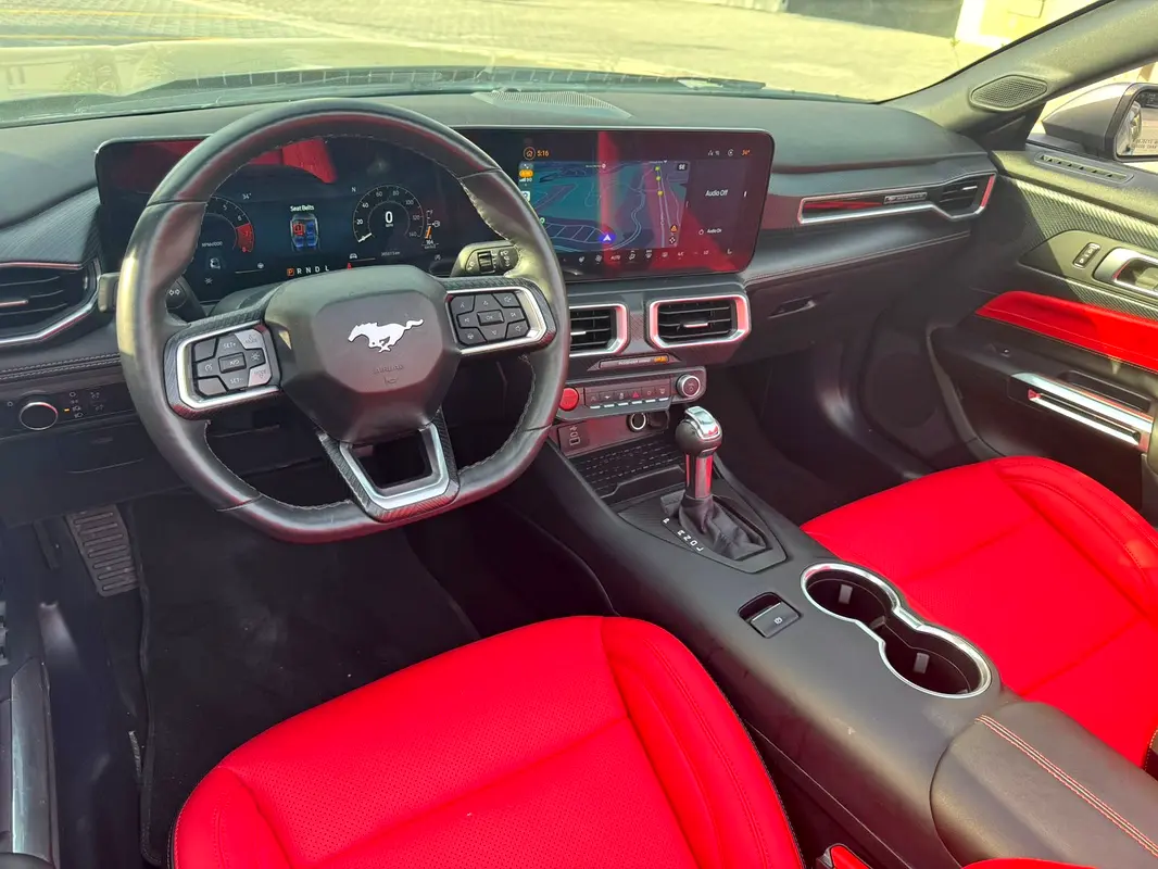 Rent a 2024 Ford Mustang in Al Quoz 4 (Grey) photo 3