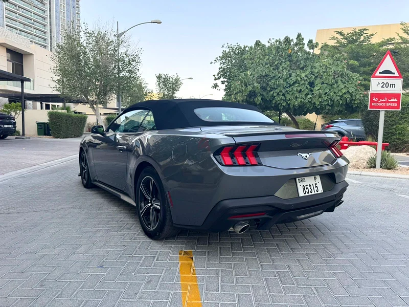 Rent a 2024 Ford Mustang in Al Quoz 4 (Grey) photo 4