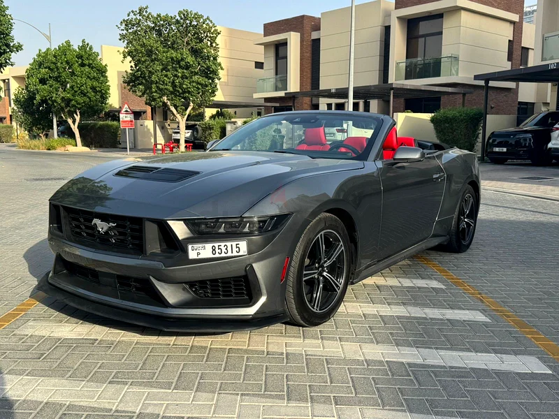 Rent a 2024 Ford Mustang in Al Quoz 4 (Grey) photo 5