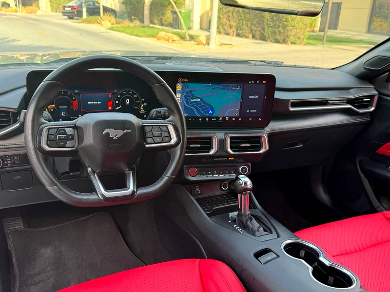 Rent a 2024 Ford Mustang in Al Quoz 4 (Grey) photo 7