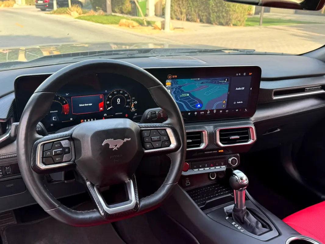 Rent a 2024 Ford Mustang in Al Quoz 4 (Grey) photo 9