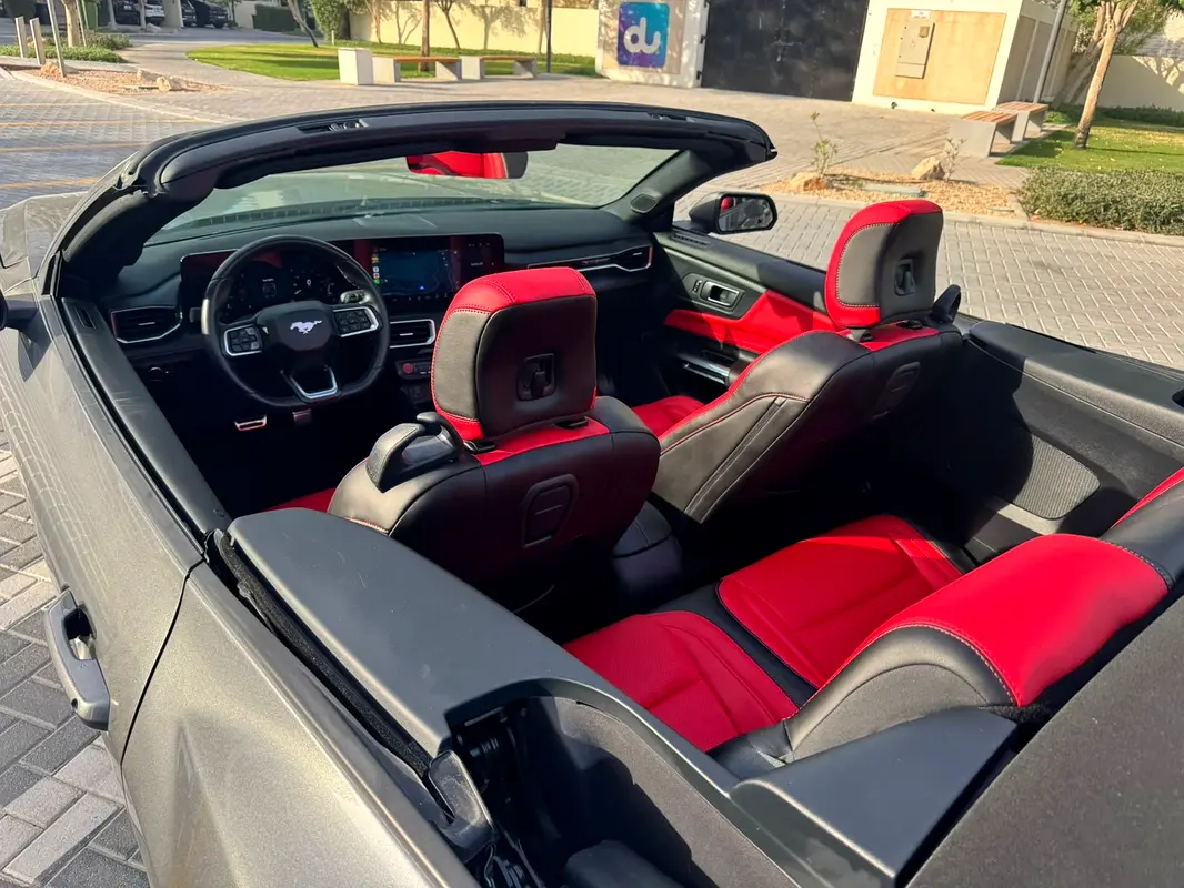 Rent a 2024 Ford Mustang in Al Quoz 4 (Grey) photo 10