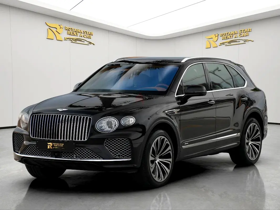 2023 Bentley Bentayga for Rent in Al Barsha 1 (Black) rental in Al Barsha 1, Dubai
