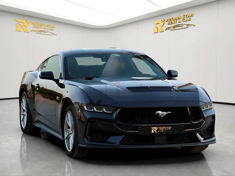 2024 Ford Mustang for Rent in Al Barsha 1 (Grey) photo 2