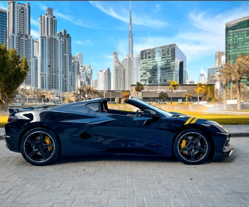 2021 Chevrolet Corvette for Rent in Palm Jumeirah photo 3