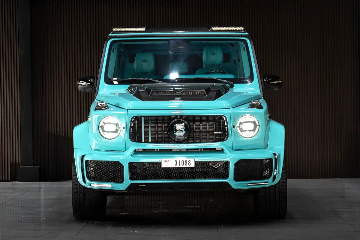 2022 Mercedes-Benz G-Class Brabus for Rent in Downtown Dubai (Blue) photo 2