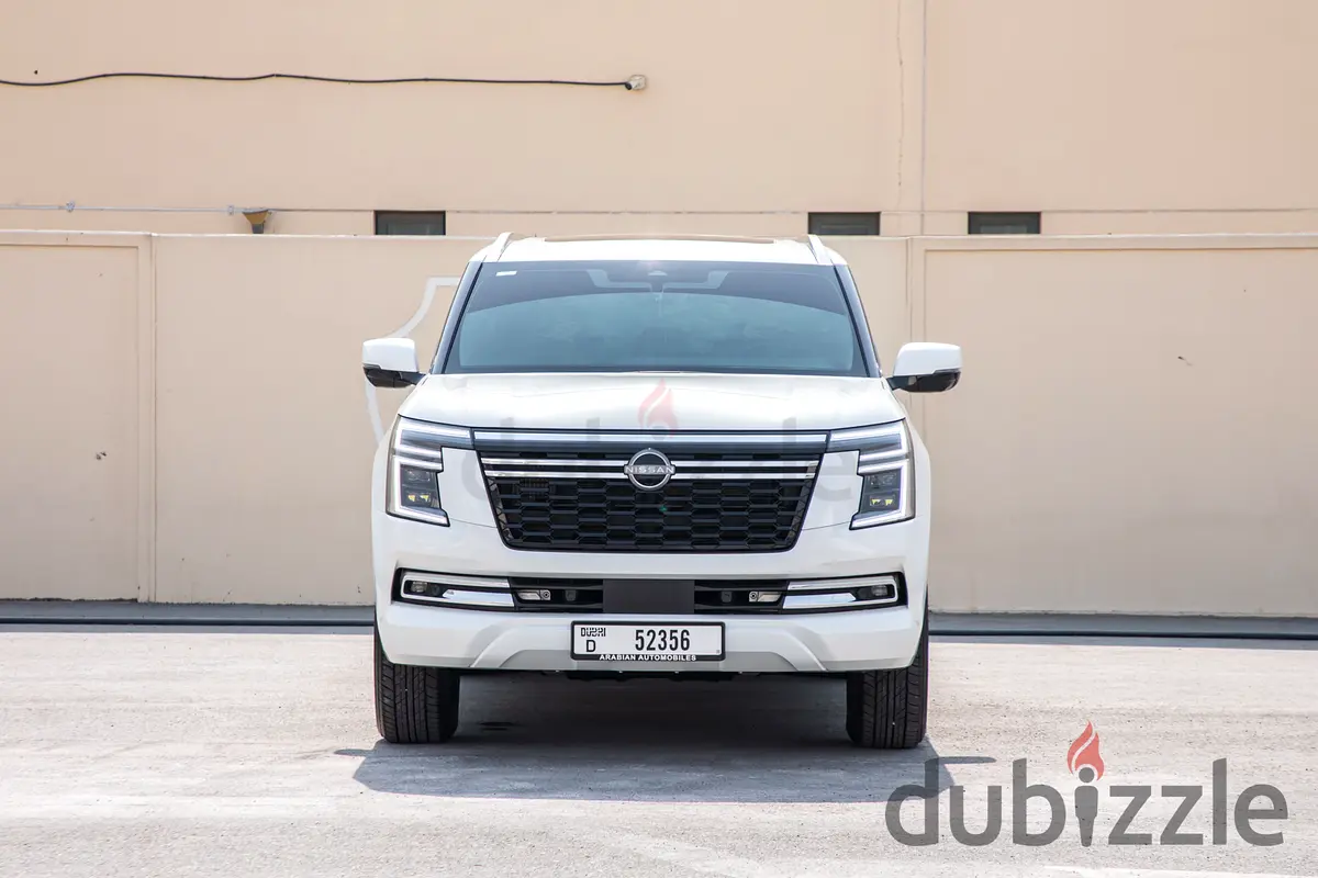 2026 Nissan Patrol for Rent in Al Jaddaf (White, Automatic, 7 Seater, Sultan Brhan) photo 2