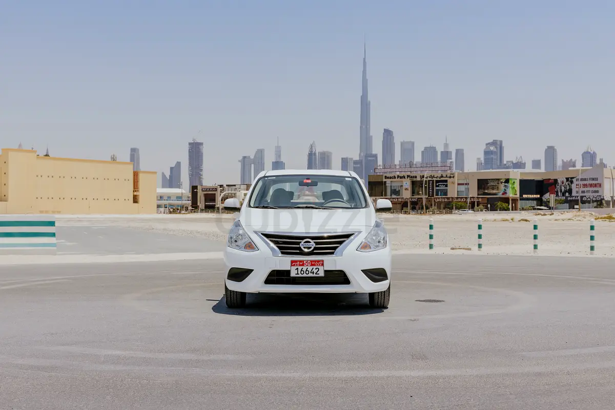 2023 Nissan Sunny for Rent in Al Quoz Industrial Area 3 (White, Automatic, 5 Seater, BELHASA ()) rental in Al Quoz Industrial Area 3, Dubai