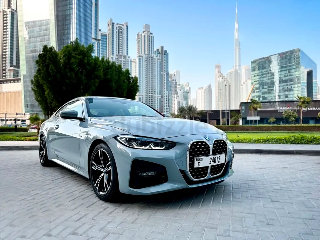 2024 BMW 4-Series for Rent in Jumeirah Lake Towers (JLT) (Grey) rental in Jumeirah Lake Towers (JLT), Dubai