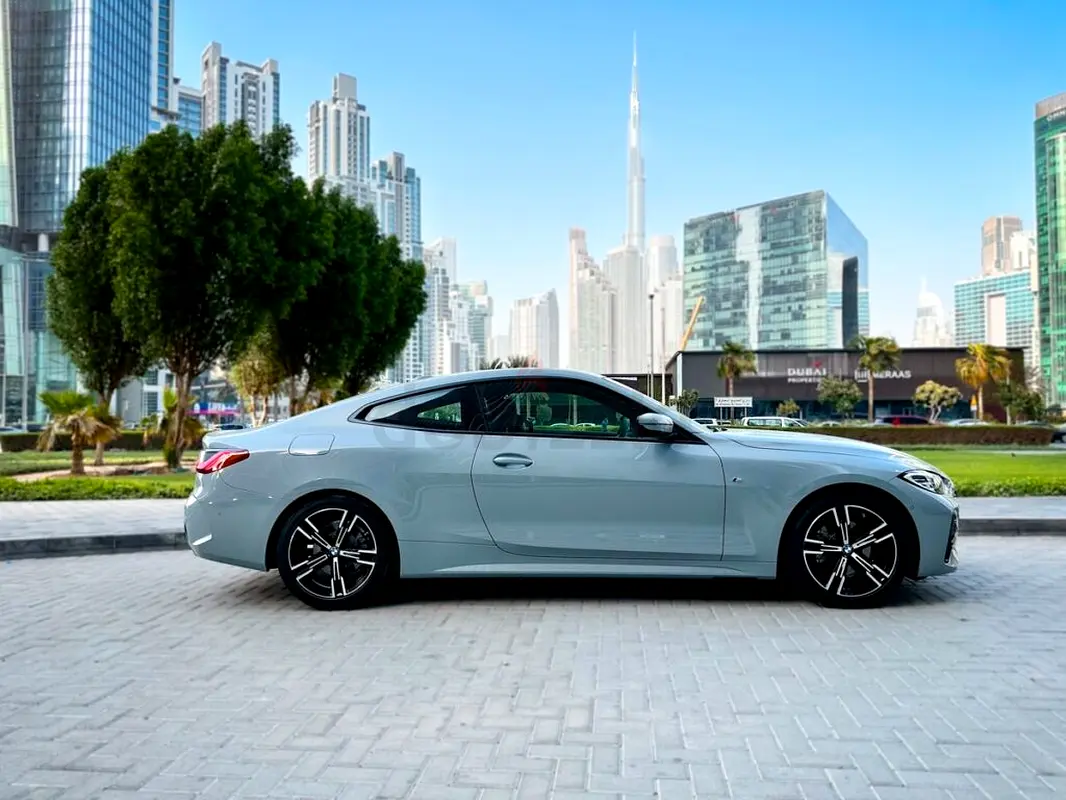 2024 BMW 4-Series for Rent in Jumeirah Lake Towers (JLT) (Grey) photo 3