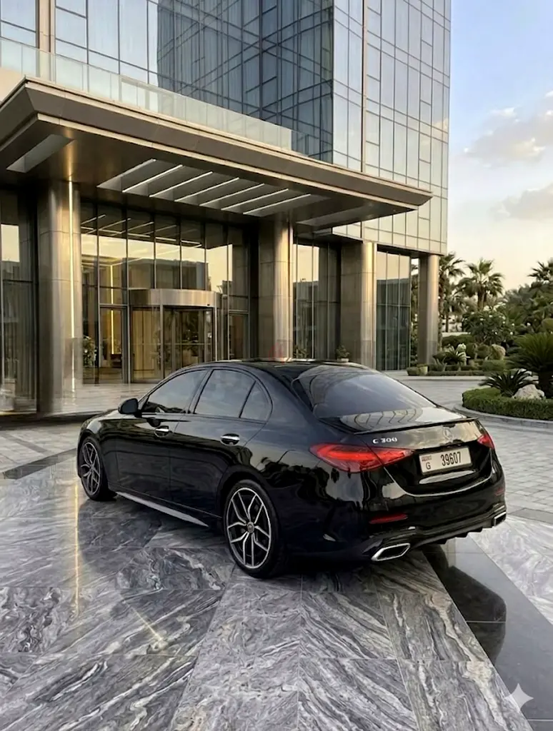 2024 Mercedes-Benz C-Class for Rent in Al Jaddaf (Black) photo 3
