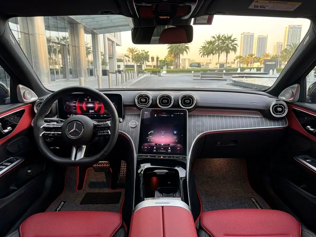 2024 Mercedes-Benz C-Class for Rent in Al Jaddaf (Black) photo 4