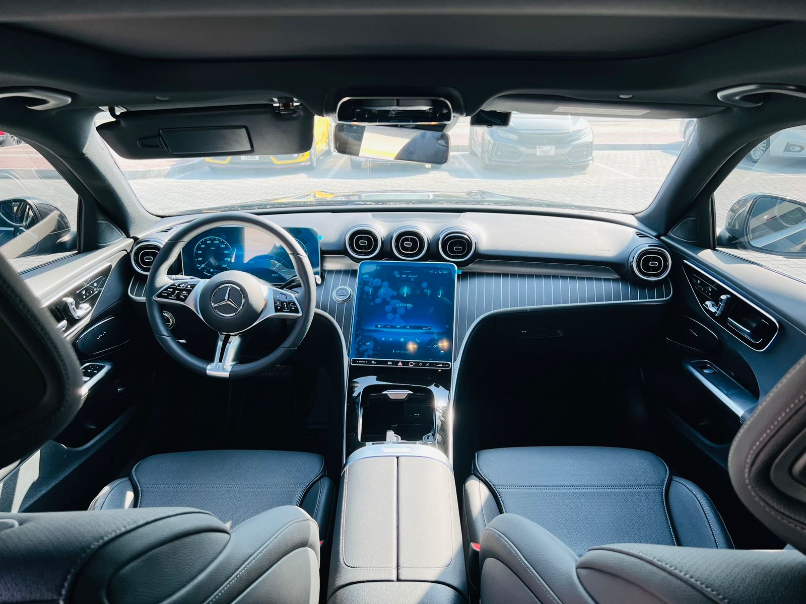 Rent a 2024 Mercedes-Benz C300 Black in Dubai photo 7