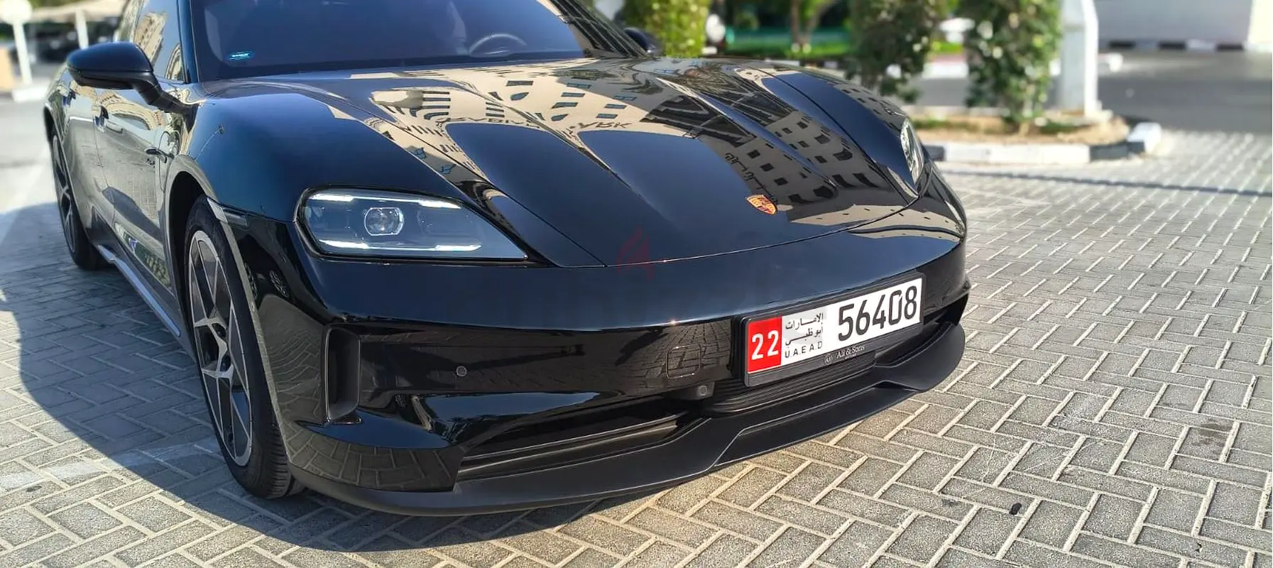 2025 Porsche Taycan for Rent in Al Jaddaf photo 2