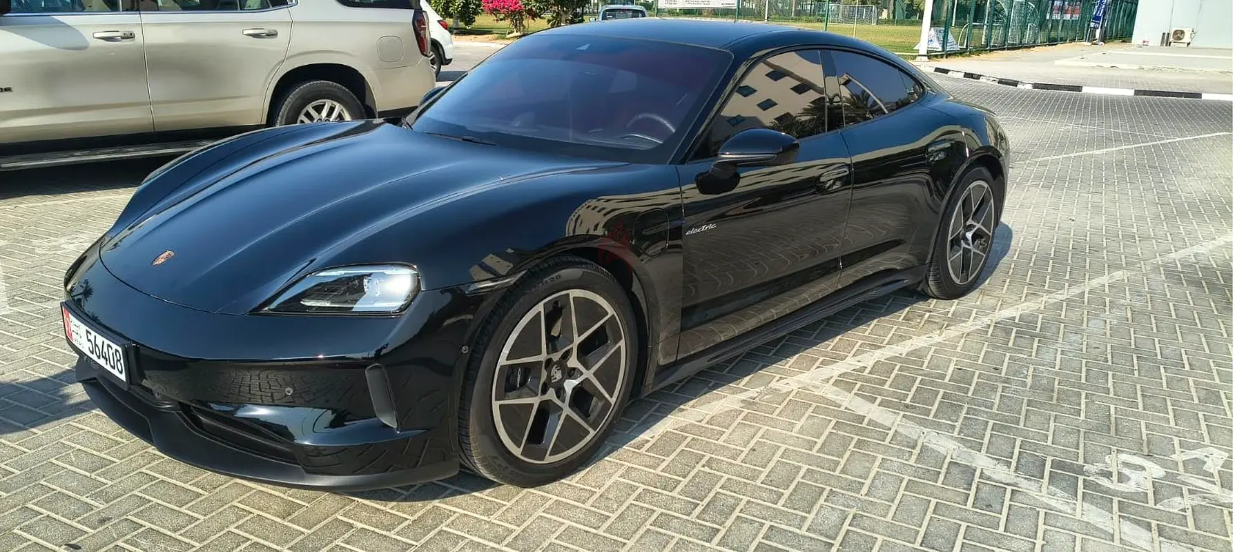 2025 Porsche Taycan for Rent in Al Jaddaf photo 3