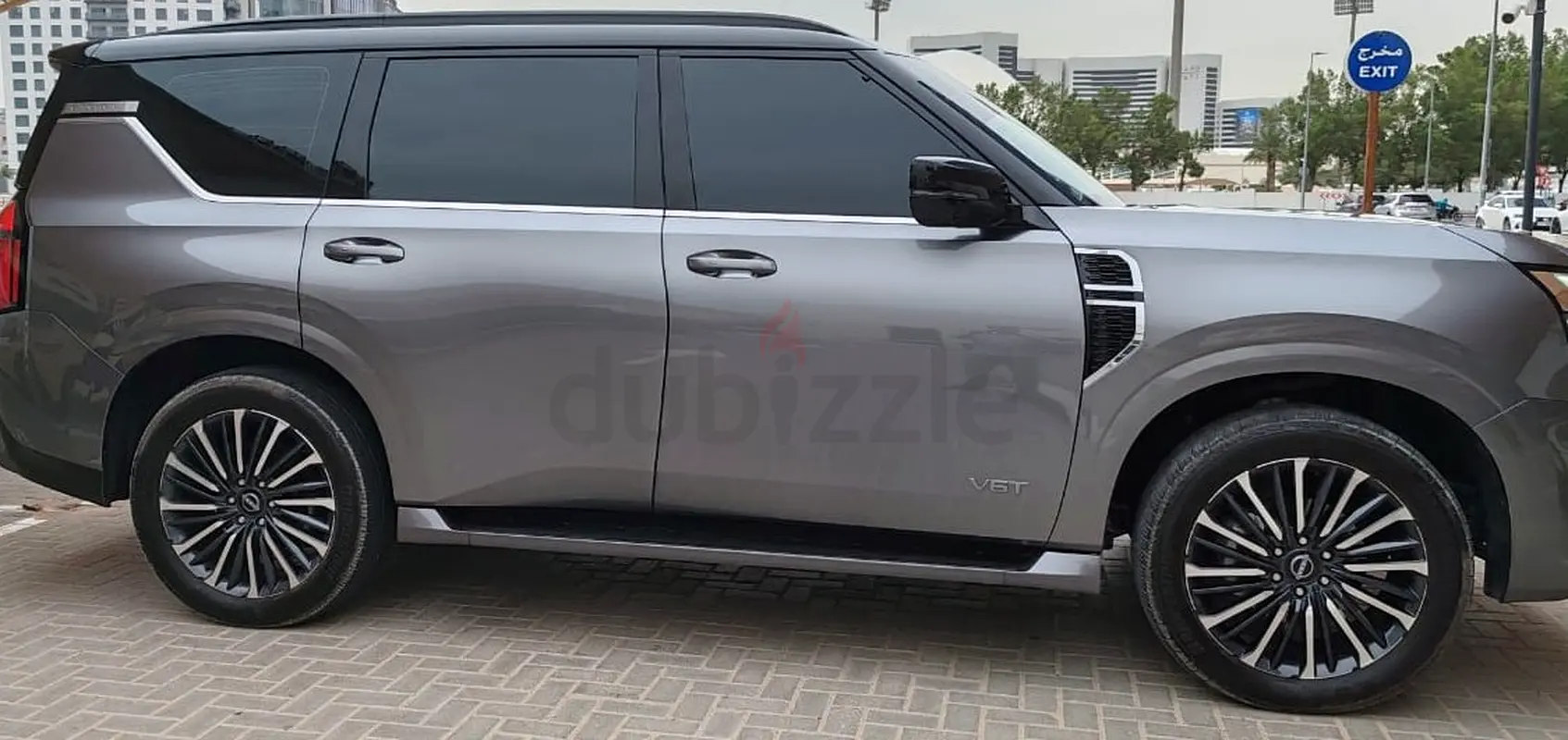 2026 Nissan Patrol for Rent in Al Jaddaf (Grey, Automatic, 7 Seater, HALA DRIVE) photo 2