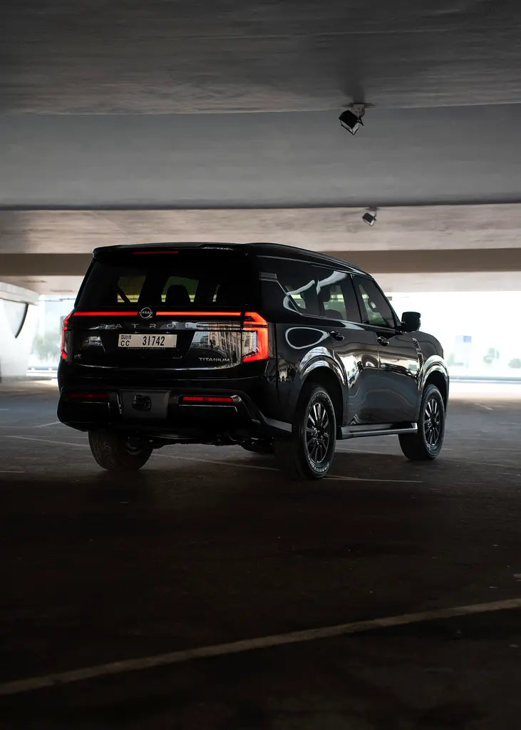 2025 Nissan Patrol for Rent in Business Bay (Black) photo 3