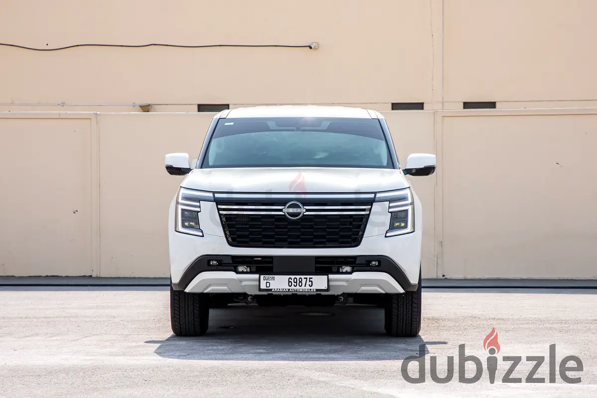 2026 Nissan Patrol for Rent in Al Jaddaf (White, Automatic, 7 Seater, Sultan Brhan) photo 2