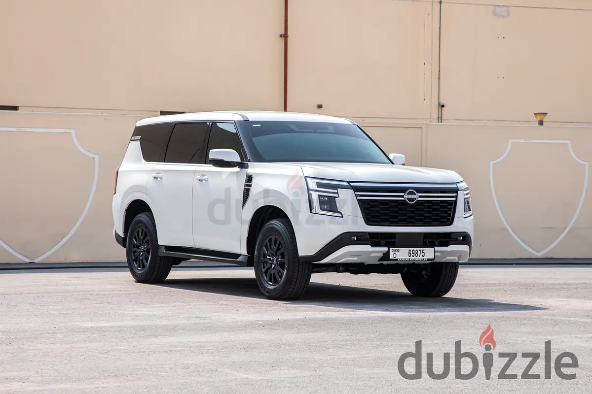 2026 Nissan Patrol for Rent in Al Jaddaf (White, Automatic, 7 Seater, Sultan Brhan) photo 3